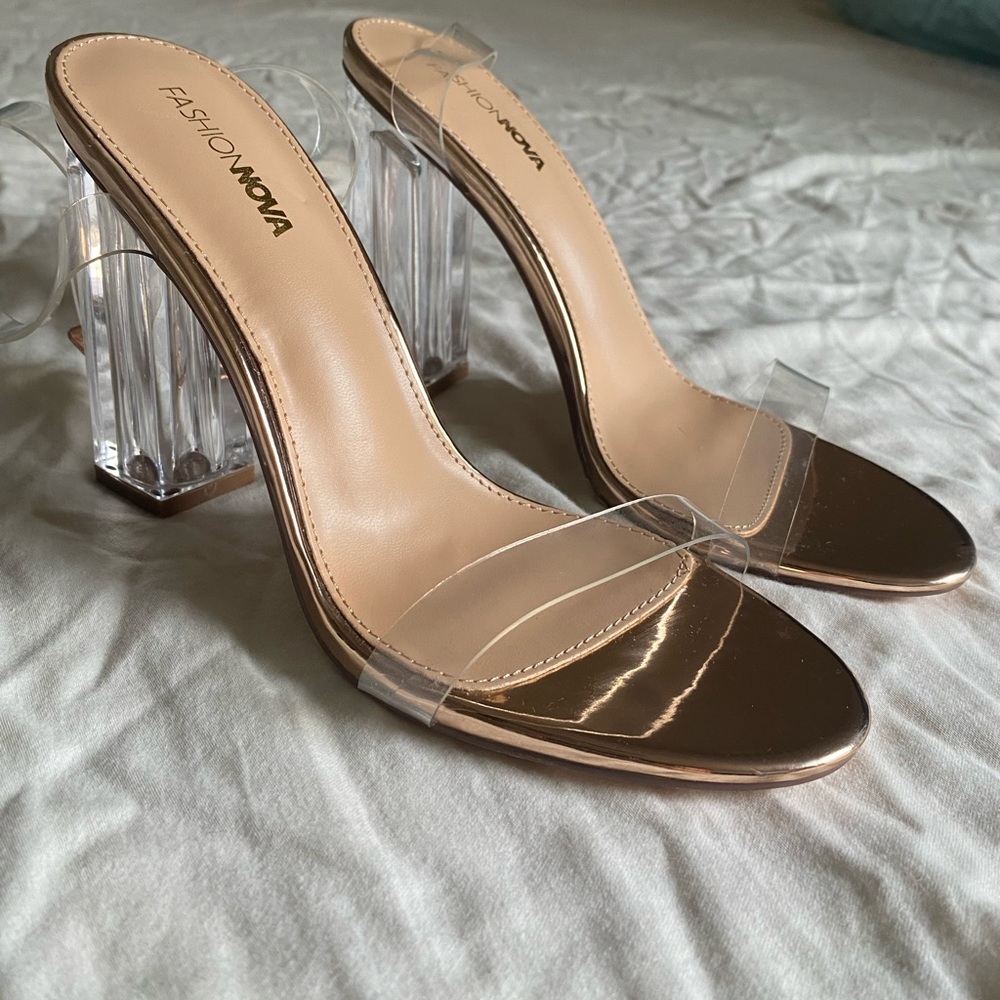 Rose Gold Women Heels